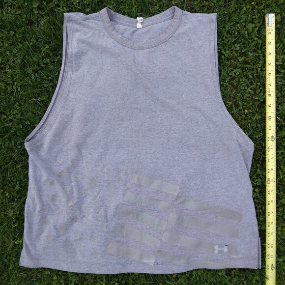 Under Armour Grey Heat Gear Tank Size XL - Picture 1 of 6